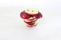 Sliced apple red Royalty Free Stock Photo